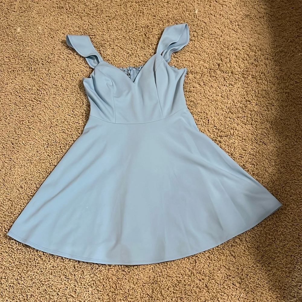 Beautiful light blue party dress